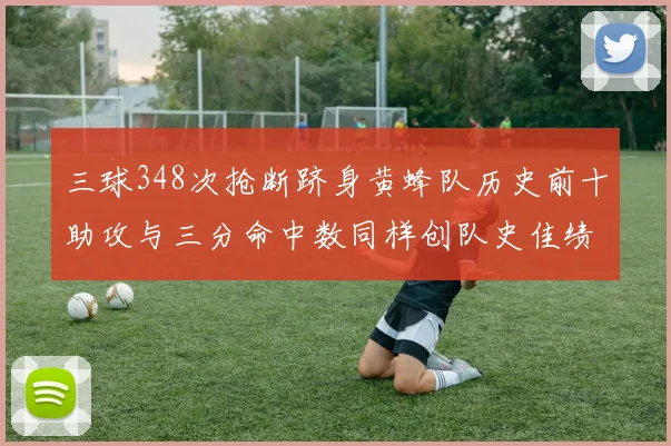三球348次抢断跻身黄蜂队历史前十助攻与三分命中数同样创队史佳绩